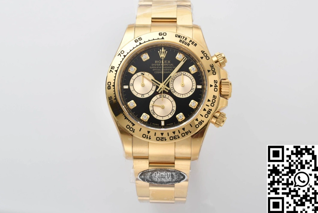 Rolex Clean Bezel Diamond Daytona Factory M126508 Cosmograph Gold Hourmarker 0129